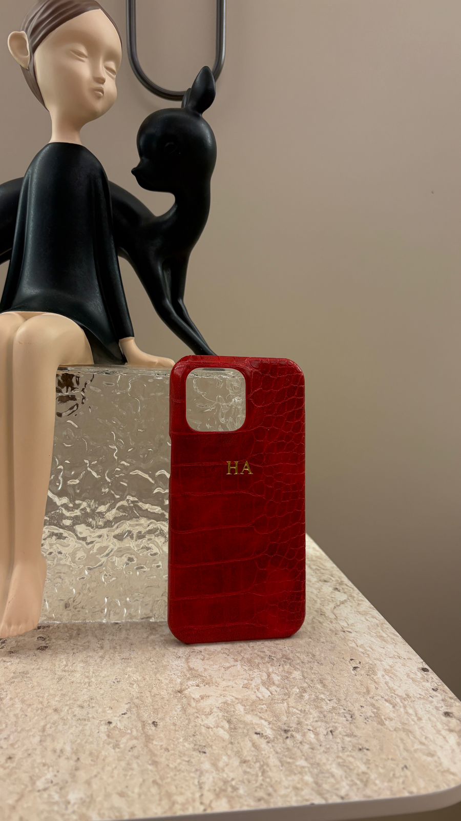 Croc Leather Case