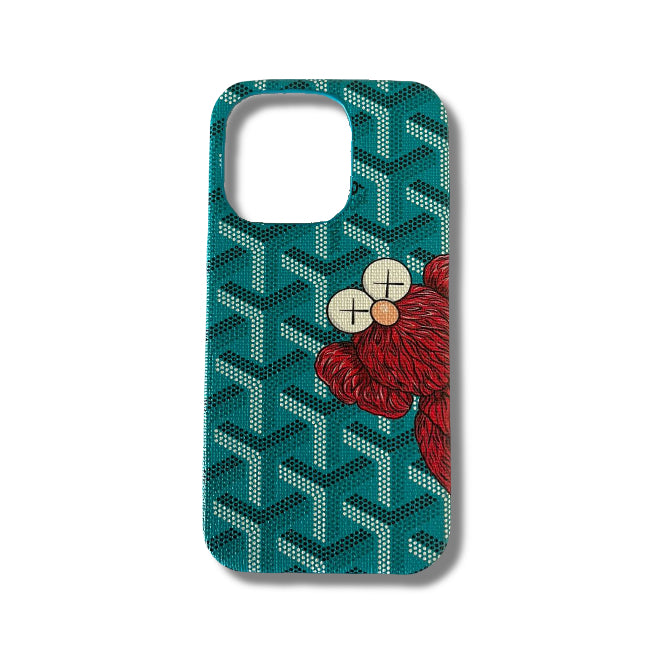 Turquoise Goyard x Kaws